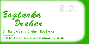 boglarka dreher business card